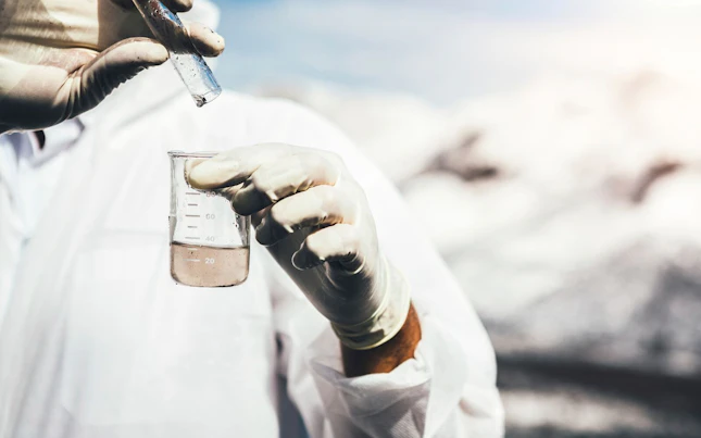 Scientist Taking Water Sample